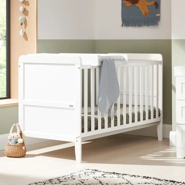Rio Cot Bed with Mattress and Cot Top Changer - Baby Sessions