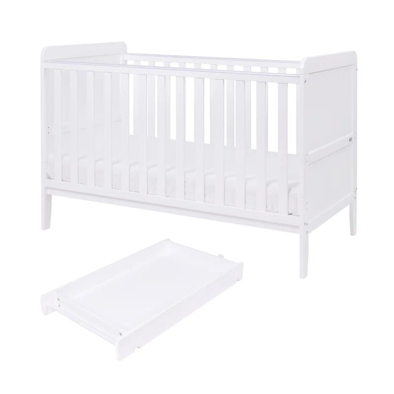 Rio Cot Bed with Mattress and Cot Top Changer - Baby Sessions