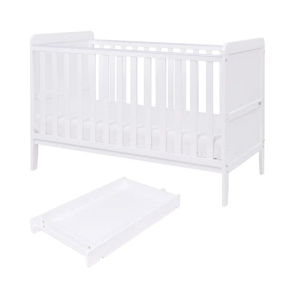 Rio Cot Bed with Mattress and Cot Top Changer - Baby Sessions
