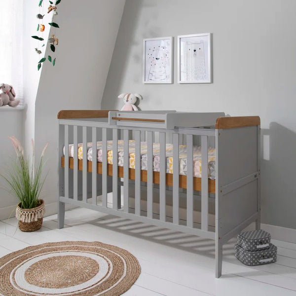 Rio Cot Bed with Mattress and Cot Top Changer - Baby Sessions