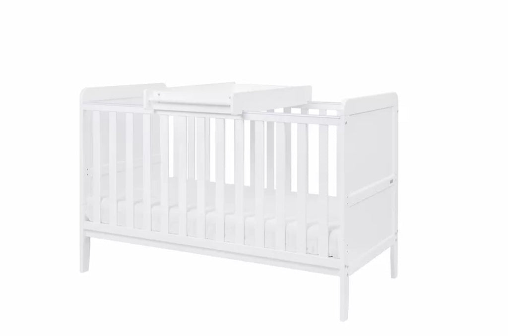 Rio Cot Bed with Mattress and Cot Top Changer - Baby Sessions