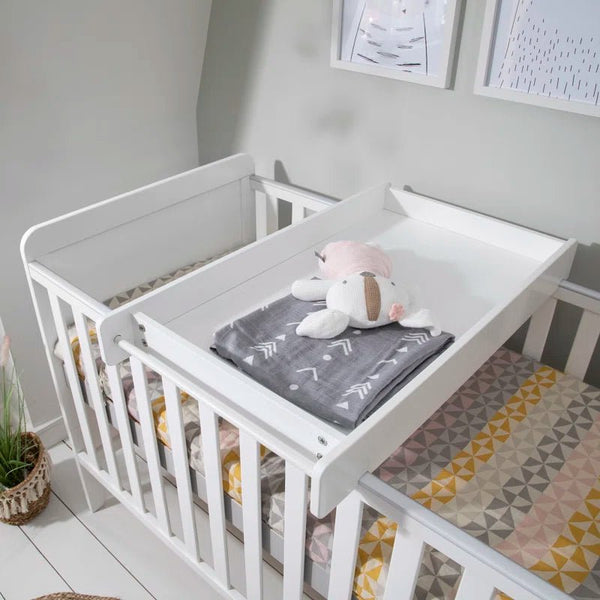 Rio Cot Bed with Mattress and Cot Top Changer - Baby Sessions