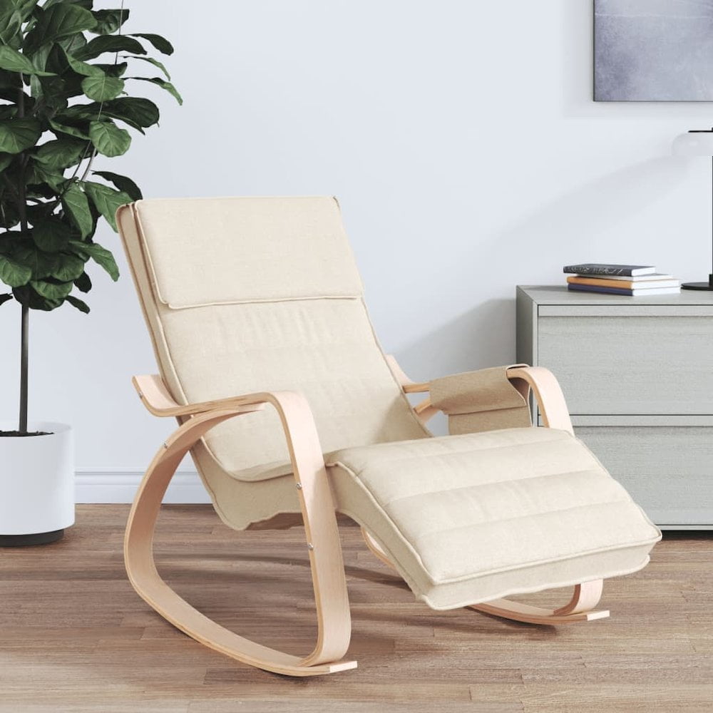 Rocking Chair Cream Fabric - Baby Sessions
