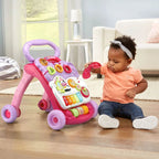 Sit - To - Stand Learning Walker, Pink - Baby Sessions
