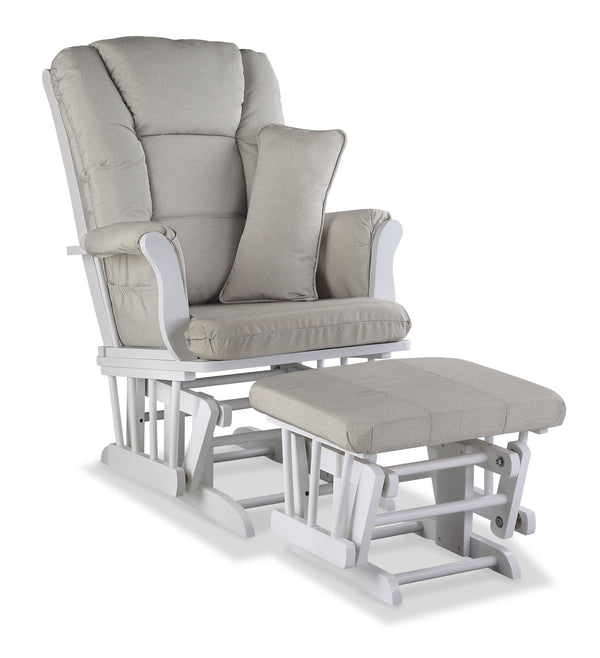 Storkcraft Tuscany Infant Nursery Glider & Ottoman - Baby Sessions