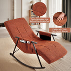 Teddy Upholstered Reclining Nursery Glider - Baby Sessions