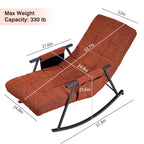 Teddy Upholstered Reclining Nursery Glider - Baby Sessions
