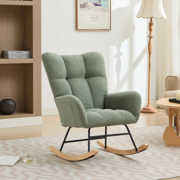 Teddy Upholstered Rocking Chair - Baby Sessions