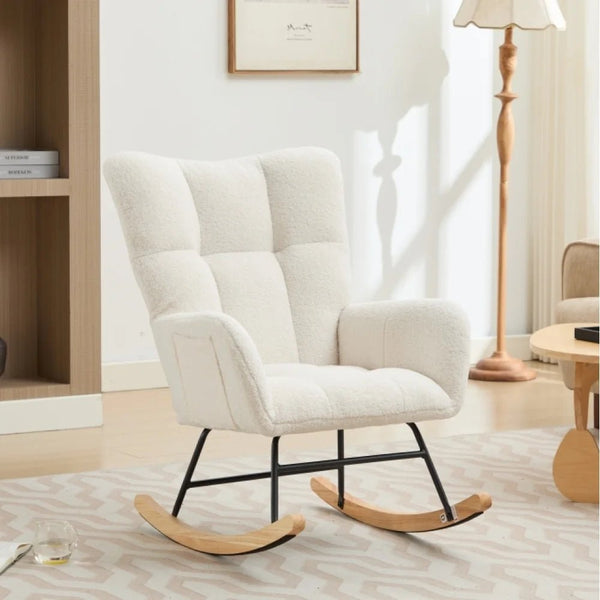 Teddy Upholstered Rocking Chair - Baby Sessions