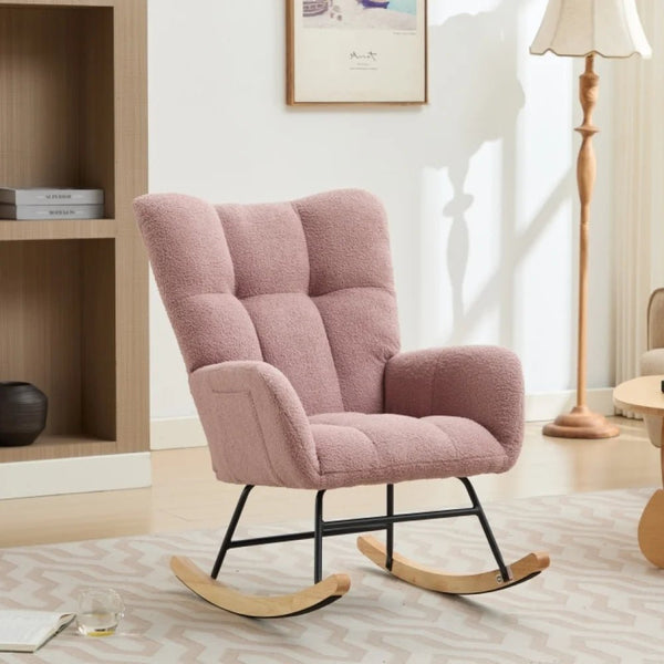 Teddy Upholstered Rocking Chair - Baby Sessions