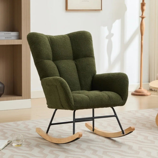 Teddy Upholstered Rocking Chair - Baby Sessions