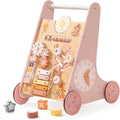 Wooden Interactive Walker with Xylophone & Puzzles - Baby Sessions