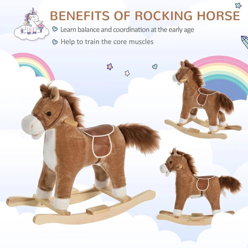 Wooden Rocking Horse - Baby Sessions
