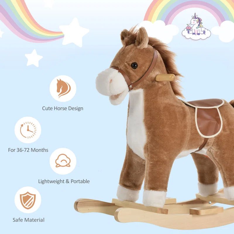 Wooden Rocking Horse - Baby Sessions
