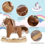 Wooden Rocking Horse - Baby Sessions
