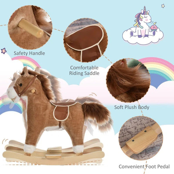 Wooden Rocking Horse - Baby Sessions