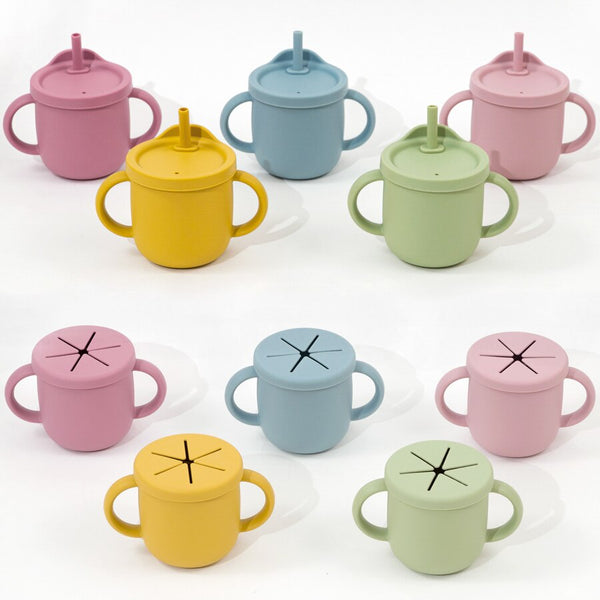 5Pcs Set Silicone Children Tableware